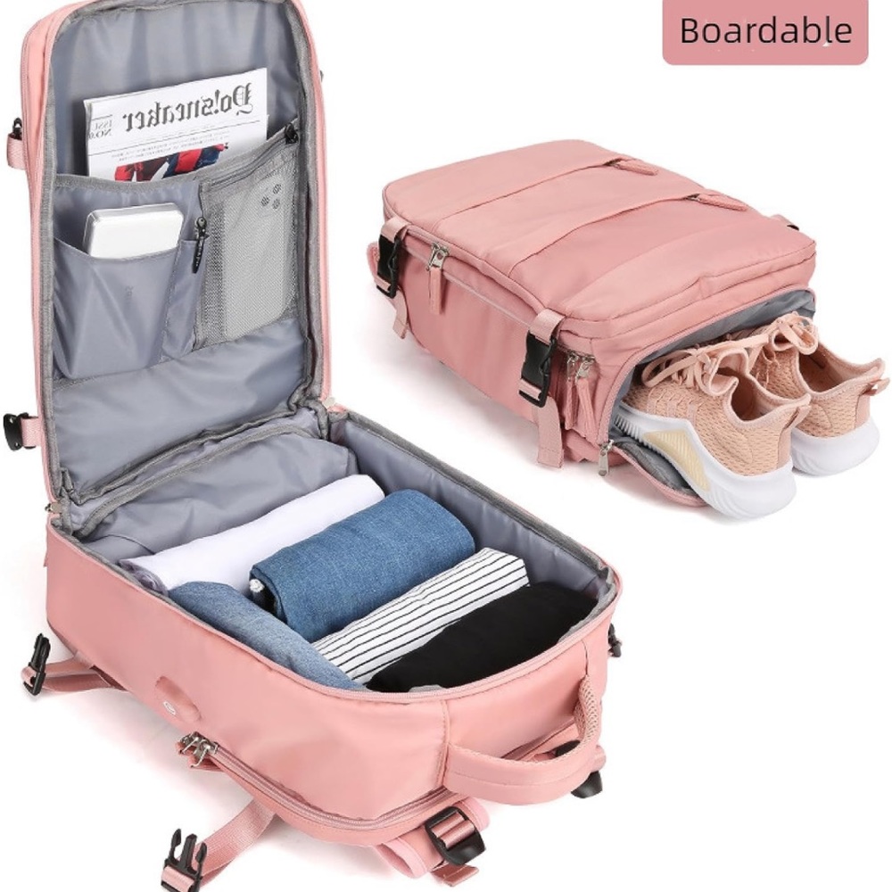 Multifunctional Large Capacity Backpack Ladies Bu… - image 3